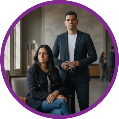 RAÚL CORREA y ALEXANDRA VALLARINO